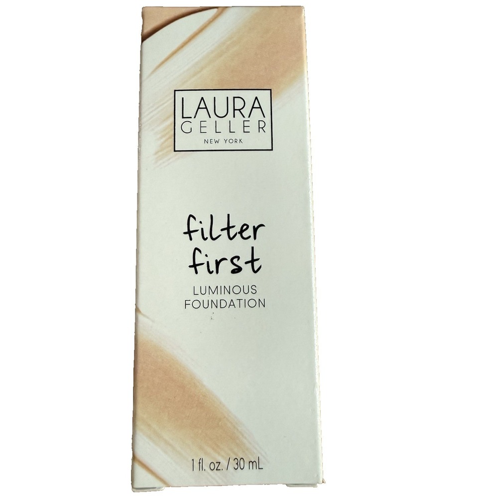Laura Geller Filter First Luminous Foundation Pecan Deeper Medium New In Box NIB